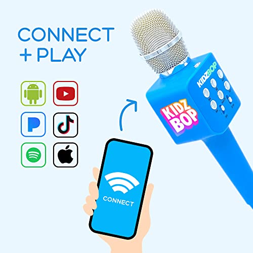 Move2Play, Kidz Bop Karaoke Microphone | The Hit Music Brand for Kids | Birthday Gift for Girls and Boys | Toy for Kids Ages 4, 5, 6, 7, 8+ Years Old