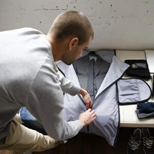 SwissGear Full-Sized Folding Garment, Heather Grey, Hanging Duffel Bag (23-Inch)