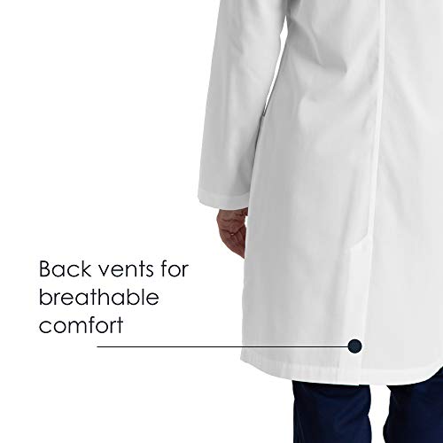 BARCO Essentials Womens's Lab Coat WHITE L