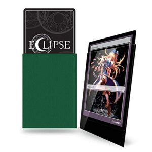 Ultra Pro - Eclipse Gloss Small Sleeves 60 Count (Forest Green) - Protect All Your Gaming Cards, Sports Cards, and Collectible Cards with Ultra Pro's ChromaFusion Technology