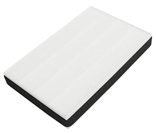 Nispira F2 True HEPA Filter Replacement Compatible with Filtrete Room Air Purifier FAP-C02WA-G2, FAP-C03BA-G2, FAP-T03BA-G2, 2 Packs