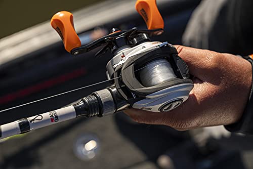 Abu Garcia Max STX Low Profile Baitcast Reel, Size LP (1539731), 5 Stainless Steel Ball Bearings + 1 Roller Bearing, Synthetic Star Drag, Max of 15lb | 6.8kg