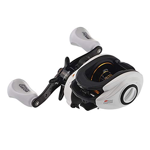 Abu Garcia Max Pro Low Profile Baitcast Reel, Size LP (1539728), 7 Stainless Steel Ball Bearings + 1 Roller Bearing, Synthetic Star Drag, Max of 15lb | 6.8kg, Multi