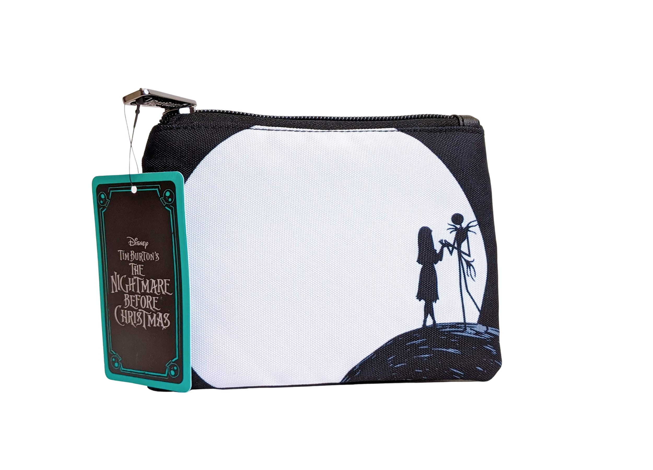 Loungefly Nightmare Before Christmas Jack and Sally Moon Cosmetic Pouch