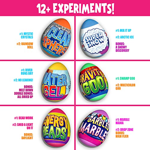 Be Amazing! Toys Egg-Cellent Experiment - 6 Pack Science Experiments for Children- Egg-Shaped Activity Kit for Boys and Girls - Easter Party Favor or Basket Stuffer - STEM for Kids 8+