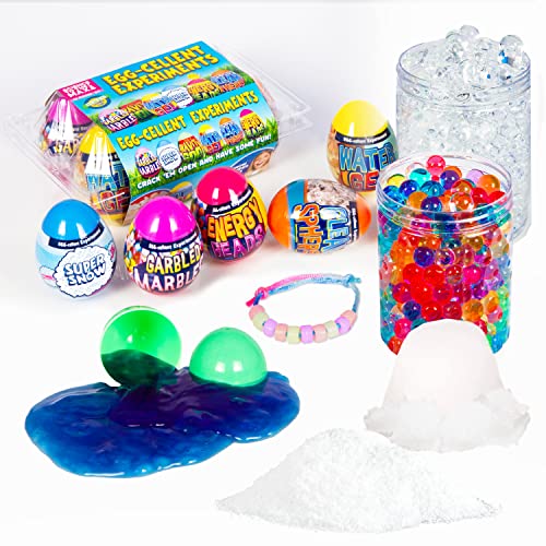 Be Amazing! Toys Egg-Cellent Experiment - 6 Pack Science Experiments for Children- Egg-Shaped Activity Kit for Boys and Girls - Easter Party Favor or Basket Stuffer - STEM for Kids 8+