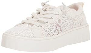 roxy women's sheilahh slip on platform sneaker shoe, ash/white, 9