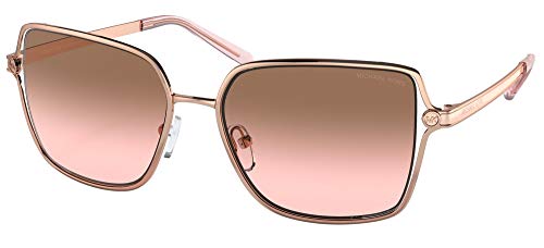 Michael Kors MK1087 Cancun Shiny Rose Gold/Brown Peach Gradient One Size