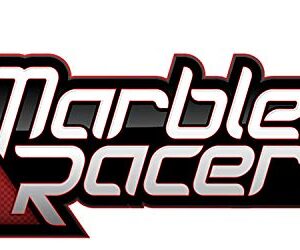 Marble Racers Light Up 1:43 Scale Quick Shot Pull-Back Motor Race Cars - Green & Orange