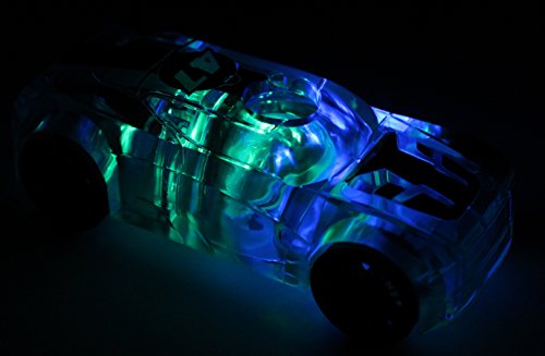 Marble Racers Light Up 1:43 Scale Quick Shot Pull-Back Motor Race Cars - Green & Orange