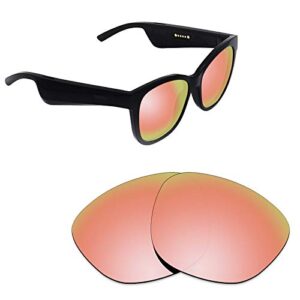 alphax rose gold polarized replacement lenses compatible with bose soprano