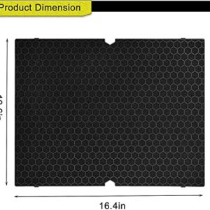 116130 Replacement Filter H for Winix 5500-2 AM80 Air Purifier True HEPA Activated Carbon Pre-Filters 2 Pack Washable Advanced Control Filter and 2 Pack PlasmaWave Odor Reducing Carbon Filters