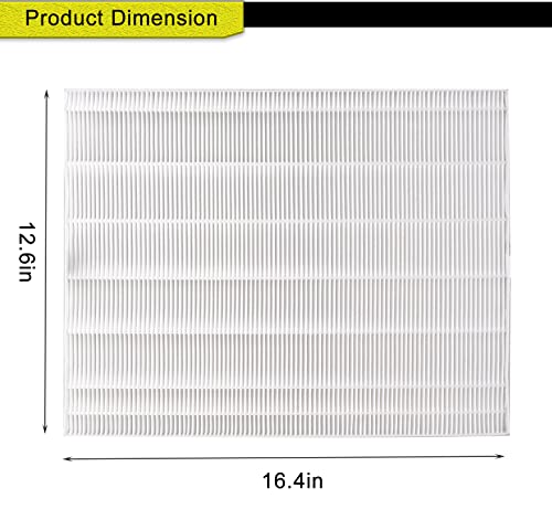 116130 Replacement Filter H for Winix 5500-2 AM80 Air Purifier True HEPA Activated Carbon Pre-Filters 2 Pack Washable Advanced Control Filter and 2 Pack PlasmaWave Odor Reducing Carbon Filters