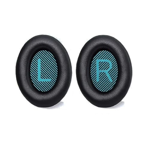 Bose Headphones Replacement Ear Pads for QuietComfort QC35/35ii/25/2/15 Ear Cushions for QC35 QC35ii QC25 QC2 QC15 Ae2 Ae2i Ae2w Sound True & SoundLink (Around-Ear Series Only)