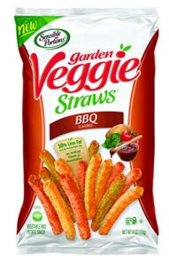 sensible portions garden veggie straws, bbq, 6 oz