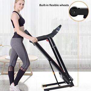 Treadmill,Treadmills for Home, 2.5HP Portable Foldable Treadmill with 15 Pre Set Programs and LED Display Panel