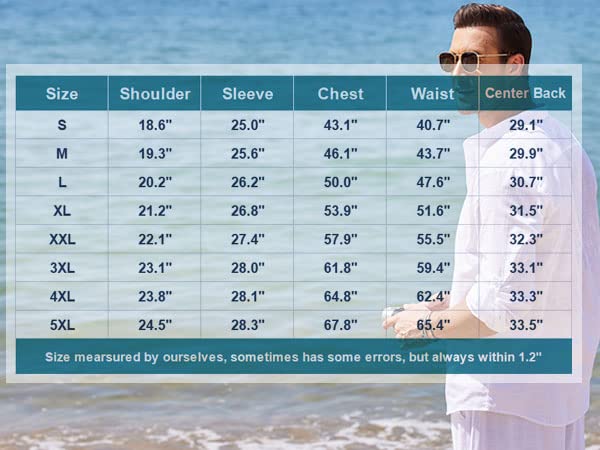 COOFANDY Men's Cotton Linen Henley Shirt Long Sleeve Hippie Casual Beach T Shirts Pink