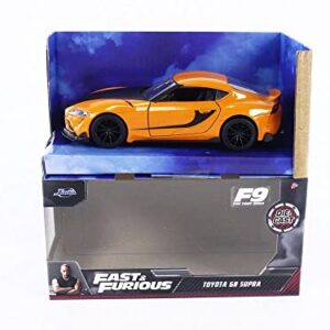 Jada Toys Fast & Furious 1:32 2020 Toyota Supra Die-cast Car, Toys for Kids and Adults,Yellow