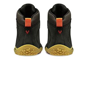 Vivobarefoot Tracker II FG, Mens Leather Waterproof Hiking Boot With Barefoot Firm Ground Sole and Thermal Protection