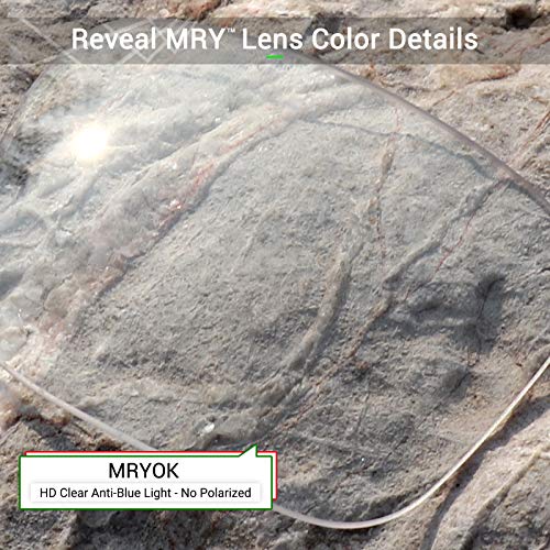 Mryok Blue Light Blocking Replacement Lenses for Bose Alto M/L - HD Clear Anti-Blue Light