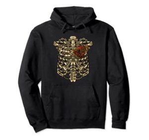 steampunk victorian - steam powered engine skeleton pullover hoodie