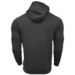 Nike Men's Hoodie, Hooded Sweatshirt Cotton/Polyester Blend Jordan Active DA6801 Black (Large)