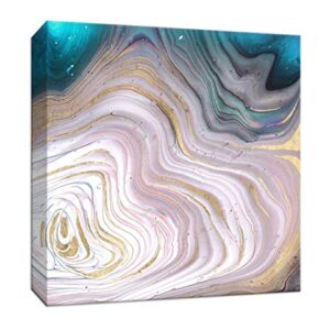 Maxfield Home Ripple Effect ll Canvas Wall Art, 22x22, Multi-Color