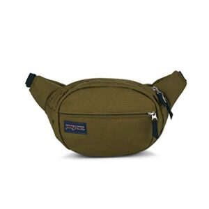jansport fifth avenue waistpack - travel fanny pack hip bag, army green, 2.5 l