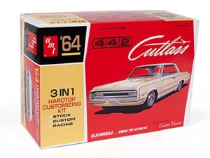 amt 1964 olds cutlass 442 hardtop 1:25 scale model kit, factory color