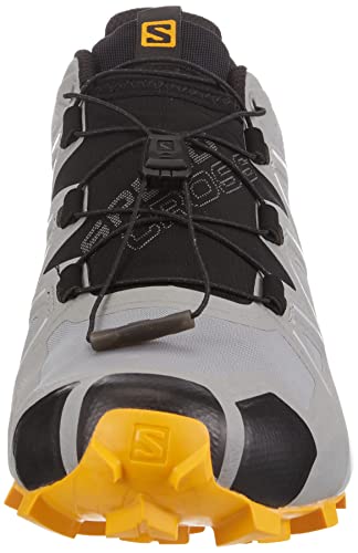 Salomon Speedcross 5 Gore-tex Trail Running Shoes for Men, Monument/Black/Saffron, 12