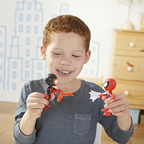 Spidey and His Amazing Friends 3 Pack, 4-Inch Scale Action Figures, Includes 3 Figures and 3 Accessories, Ages 3 And Up, Frustration Free Packaging (Amazon Exclusive)