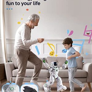 Ruko Robot Toys for Kids, Large Smart Remote Control Carle Robots with Voice and App Control, Music, Dance, Record, Programmable, Interactive, Gifts for Kids 4 5 6 7 8 9 Year Old Boys and Girls