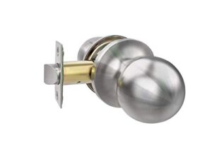 lockly entry doorknob set (satin nickel)