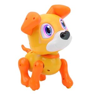 robot dog toy, safe durable smart puppy, patrol mode for playing baby 3 years old + children(yellow)