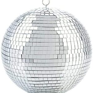 Alytimes Disco Ball -6-Inch Cool and Fun Silver Hanging Party Disco Ball –Big Party Decorations, Party Design (6 inch)