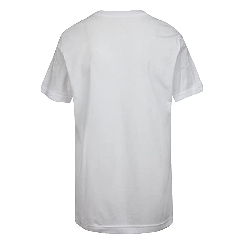 Jordan Boy's Patch Over Tee (Big Kids) White MD (10-12 Big Kid)