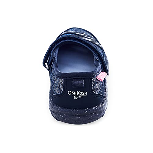 OshKosh B'Gosh Girls Fawn EverPlay Mary Jane Flat, Navy, 4 Toddler