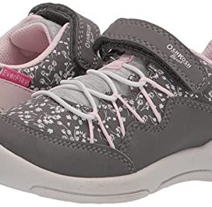 OshKosh B'Gosh Girls Cycla EverPlay Sneaker, Grey, 9 Toddler