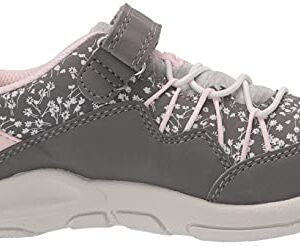 OshKosh B'Gosh Girls Cycla EverPlay Sneaker, Grey, 9 Toddler