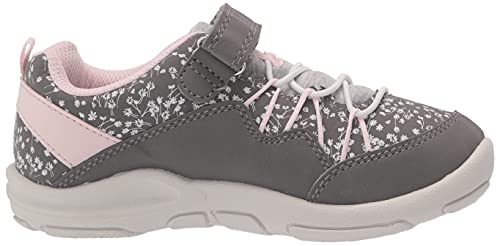 OshKosh B'Gosh Girls Cycla EverPlay Sneaker, Grey, 9 Toddler