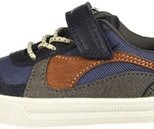 OshKosh B'Gosh Boy's Gareth Sneaker, Navy, 4 Toddler