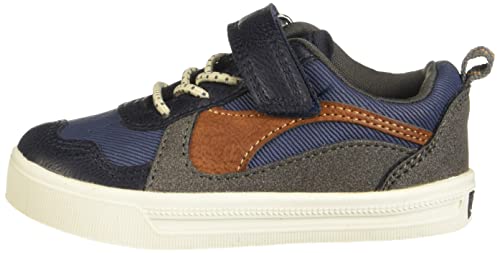 OshKosh B'Gosh Boy's Gareth Sneaker, Navy, 4 Toddler