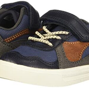 OshKosh B'Gosh Boy's Gareth Sneaker, Navy, 4 Toddler