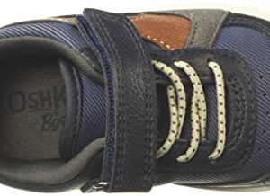 OshKosh B'Gosh Boy's Gareth Sneaker, Navy, 4 Toddler