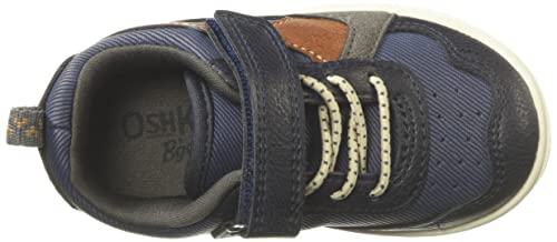 OshKosh B'Gosh Boy's Gareth Sneaker, Navy, 4 Toddler