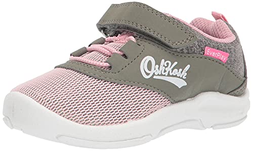 OshKosh B'Gosh Girls Noomo Sneaker, Olive, 6 Toddler