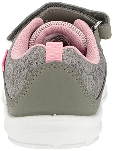 OshKosh B'Gosh Girls Noomo Sneaker, Olive, 6 Toddler