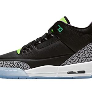 Jordan Air Jordan 3 Retro SE (Big Kid) Black/White/Electric Green/Violet Shock 6 Big Kid M