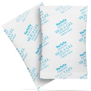 vacyaya 50g(20packets) food grade moisture absorbers silica gel packs desiccant for storage,food safe dessicant silica gel packets for moisture storage control