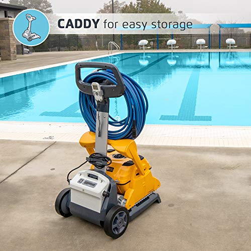 DOLPHIN Wave 100 Commercial Robotic Pool Cleaner with Caddy, Engineered for Extraordinary Pool Cleaning Performance, Ideal for Commercial Swimming Pools up to 88 Feet…